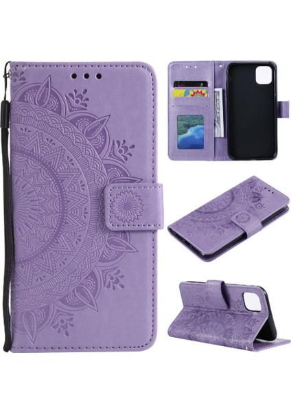 Xiaomi Poco M6 4g Için Flip Case Pu Deri Kickstand Cüzdan Kılıf Totem (Yurt Dışından)