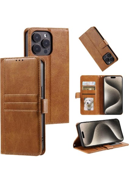 Xiaomi Poco M6 4g 6 Kart Yuvaları Için Flip Case Pu Deri Cüzdan Kickstand (Yurt Dışından) fiyatları