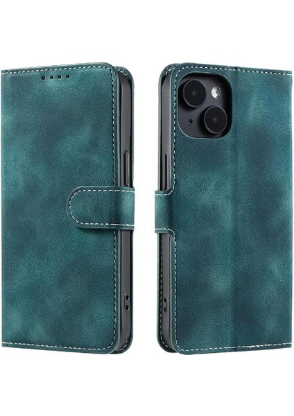 IPhone 15 Için Flip Case Pu Deri Cüzdan Kart Yuvaları Bilek Kayışı Kickstand (Yurt Dışından) indirimleri