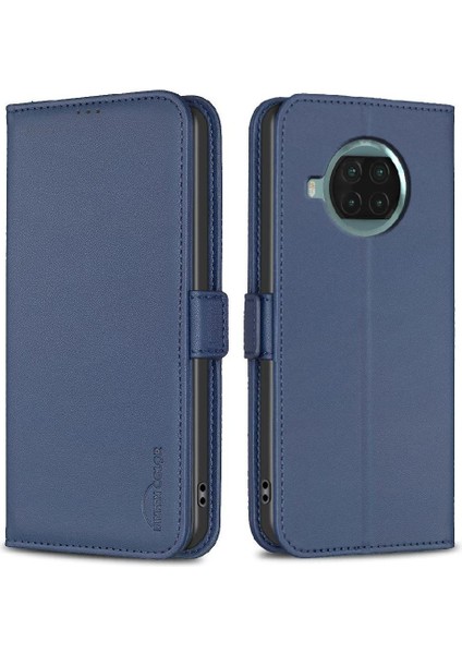 Xiaomi 10T Lite Için Flip Case Darbeye Tpu Iç Kabuk Pu Deri Cüzdan (Yurt Dışından)