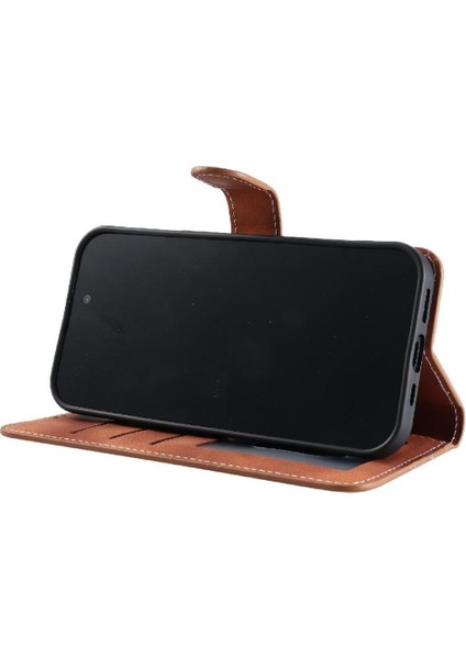 IPhone Xr Bilek Kayışı Kickstand Cüzdan Kart Yuvaları Manyetik Için Flip Case (Yurt Dışından)