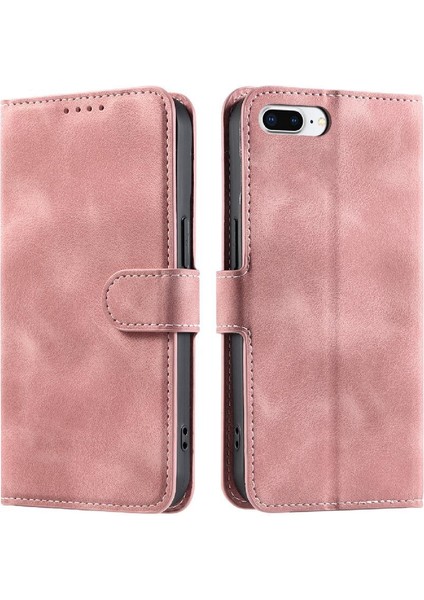 IPhone 6 Için Flip Case Artı/6s Artı Kickstand Bilek Kayışı Manyetik Pu Kart (Yurt Dışından)
