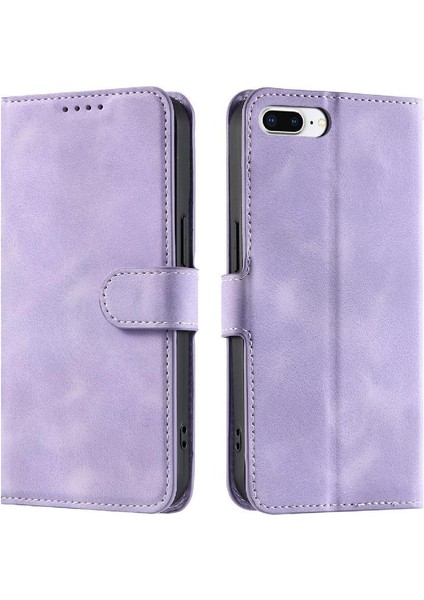 IPhone 6 Için Flip Case Artı/6s Artı Kickstand Bilek Kayışı Manyetik Pu Kart (Yurt Dışından)