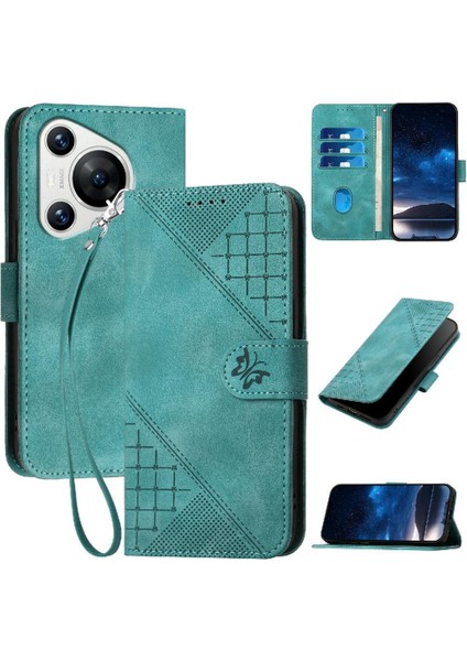 Ayrılabilir El Kayışı ve Kredi Kartı ile Huawei Pura 70 Için Flip Case (Yurt Dışından)