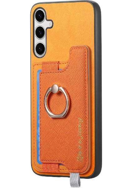 Samsung Galaxy S24 Manyetik Cüzdan Yüzük Standı Tutucu Magsafe Için Kılıf (Yurt Dışından) modelleri