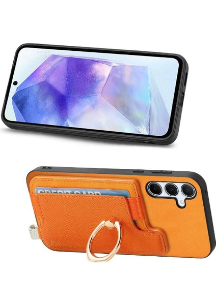 Samsung Galaxy Case Manyetik Halka Standı Tutucu Cüzdan Magsafe Için Kılıf (Yurt Dışından)