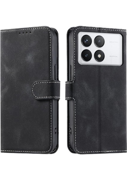 Xiaomi Redmi K70 Bilek Kayışı Için Flip Case Kickstand Cüzdan Kart Yuvaları Pu (Yurt Dışından) fırsatları