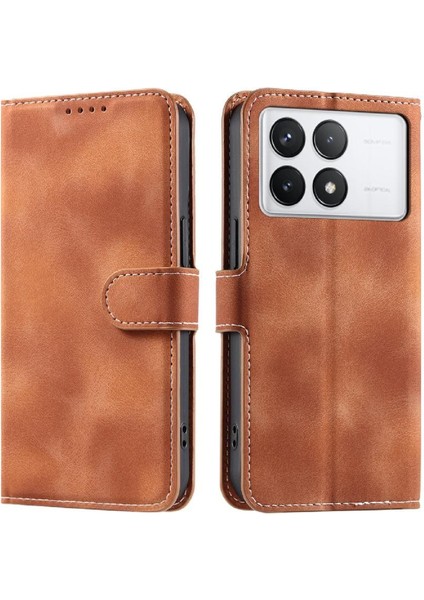 Xiaomi Redmi K70 Bilek Kayışı Için Flip Case Kickstand Cüzdan Kart Yuvaları Pu (Yurt Dışından) indirimleri