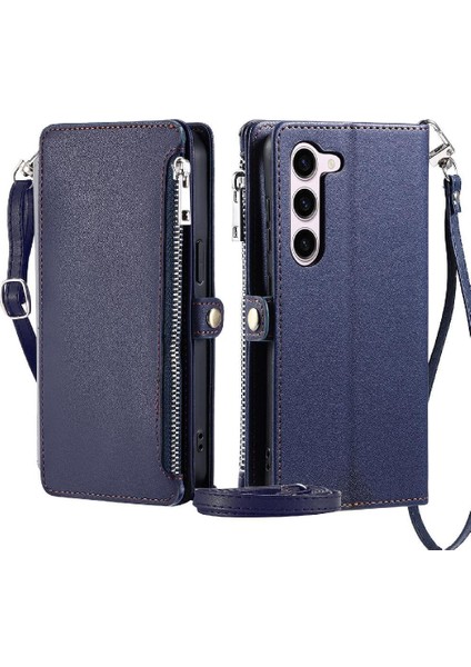 Samsung Galaxy S23 Için Crossbody Durumda Cüzdan 9 Kart Yuvaları Rfıd Uzun (Yurt Dışından)