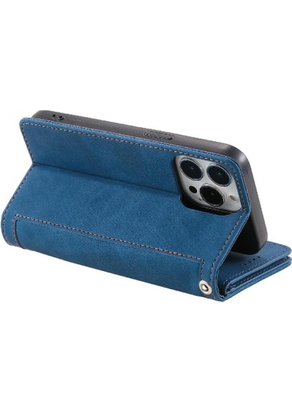IPhone 16 Için Flip Case Pro Max Kordon Kickstand Pu Deri 9 Kart Yuvaları (Yurt Dışından) fırsatları
