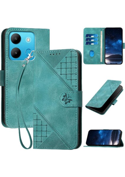 El ile Infinix Akıllı 7 Yüksek Kaliteli Deri Telefon Kılıfı Için Flip Case (Yurt Dışından)