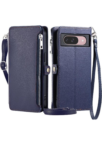 Google Piksel 9 Uzun Kordon Rfıd Engelleme Fermuar Faturaları Için Crossbody Durumda (Yurt Dışından)