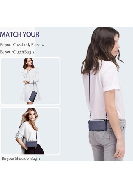 Google Piksel 9 Uzun Kordon Rfıd Engelleme Fermuar Faturaları Için Crossbody Durumda (Yurt Dışından) indirimleri