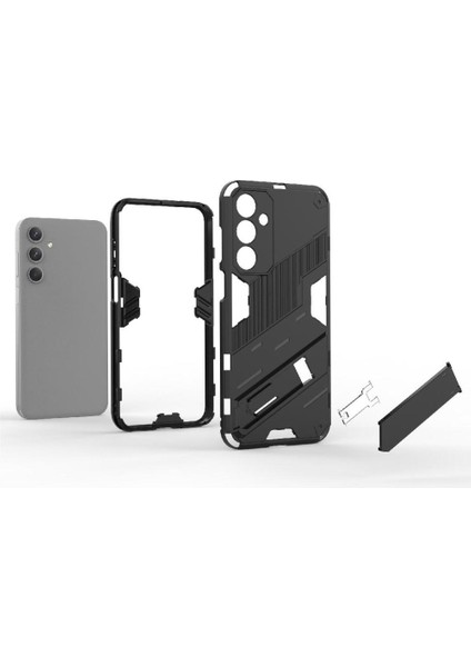 Samsung Galaxy M35 Kickstand Koruyucu Kapak Için Kılıf Sağlam Askeri (Yurt Dışından)