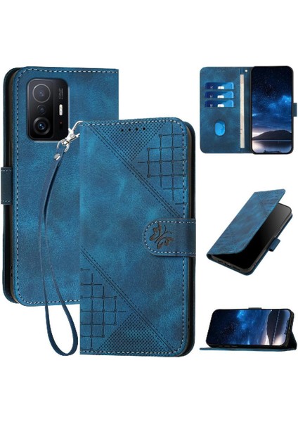 Xiaomi 11T/11T Pro Için Flip Case Yüksek Kalite Deri Telefon Kılıfı ve Kart (Yurt Dışından)