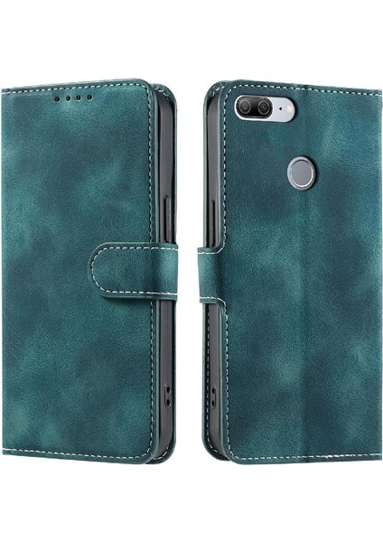 Huawei P Akıllı Manyetik Kickstand Bilek Kayışı Pu Deri Için Flip Case (Yurt Dışından)