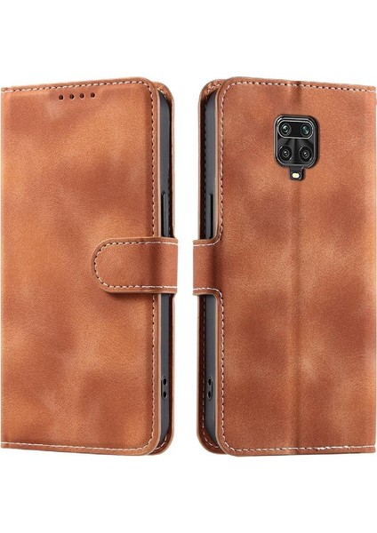Xiaomi Redmi Not 9 Için Flip Case Pro Max Pu Deri Manyetik Bilek Kayışı (Yurt Dışından)