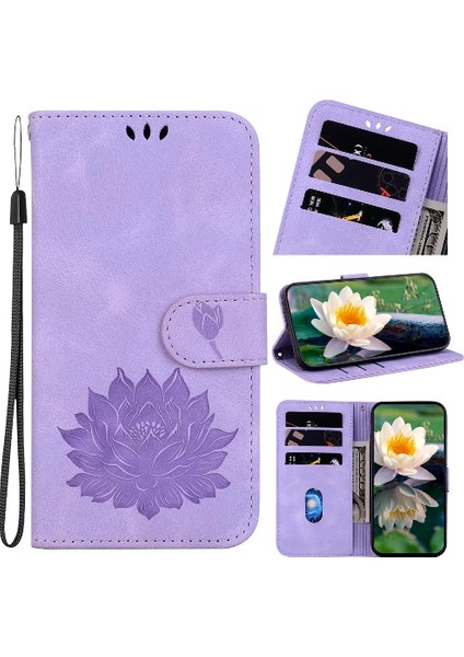 Xiaomi Redmi Not 13 Pro Artı 5g Kickstand Için Flip Case Kickstand Lotus (Yurt Dışından)