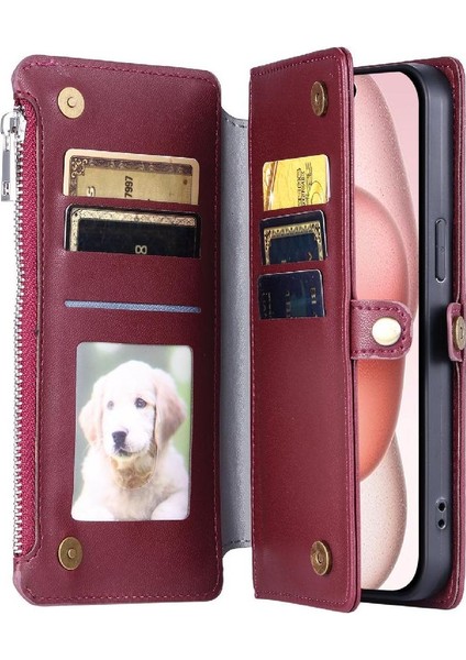 Google Piksel 9 Pro Rfıd Engelleme Fermuar Faturaları Yuvası 9 Için Crossbody Durumda (Yurt Dışından)