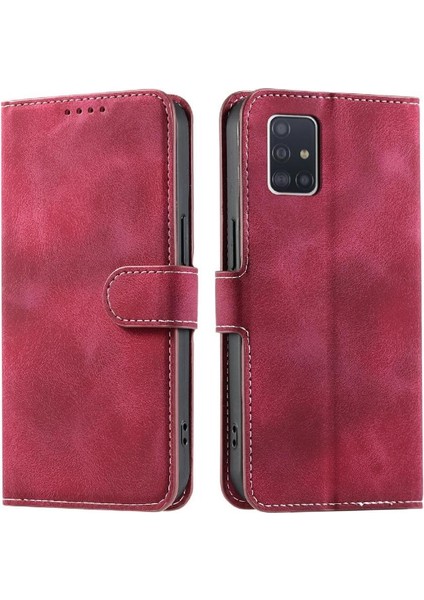 Samsung Galaxy A71 4g Manyetik Pu Deri Bilek Kayışı Cüzdan Için Flip Case (Yurt Dışından) indirimleri