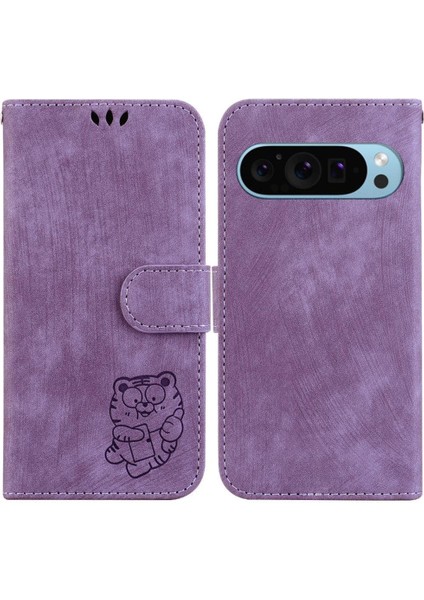 Google Piksel 9 Pro Xl Için Kılıf Flip Folio Cüzdan Kılıf Tutucu Kapak Kartı (Yurt Dışından)