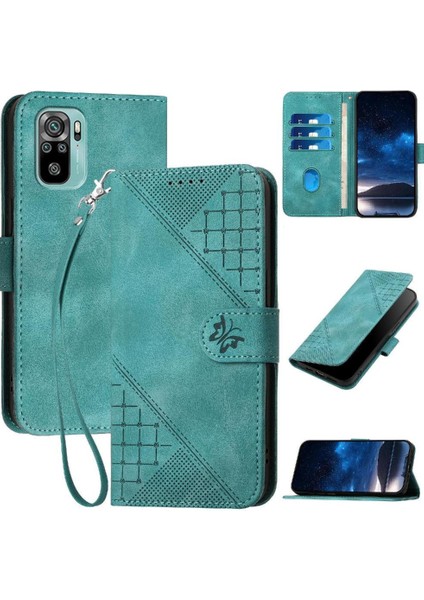 Xiaomi Redmi Not 10 4g Için Flip Case ve Ayrılabilir ile Kredi Kartı Yuvası (Yurt Dışından)