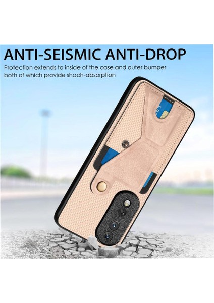 Onur Için Kılıf 80 Pro Standı Fonksiyonu Cardholder Braketi Manyetik Tasarım (Yurt Dışından)