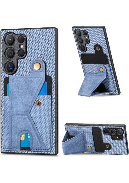 Samsung Galaxy S24 Ultra Braketi Standı Fonksiyonu Kart Sahibi Tasarım (Yurt Dışından)