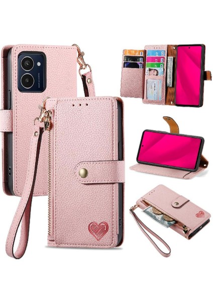 Hmd Darbe Pro Cüzdan Fermuar Darbeye Deri Kılıf Aşk Için Flip Case (Yurt Dışından)