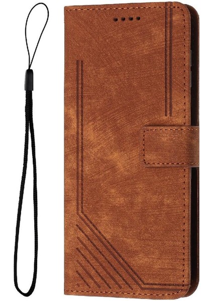 Xiaomi Poco M6 4g Kart Ekleme Cüzdan Pu Deri Için Flip Case (Yurt Dışından)