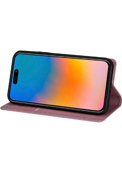 IPhone 15 Için Glitter Flip Case Artı Kart Tutucu Flip Case Cüzdan Pu (Yurt Dışından)