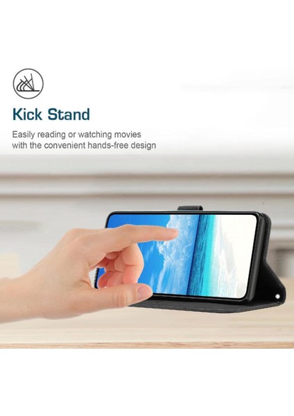 Xiaomi Poco M6 4g Kickstand Yan Toka Pu Deri Aşk Için Flip Case (Yurt Dışından)