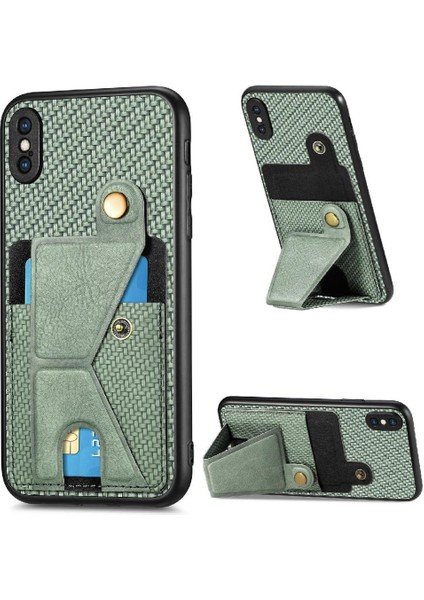 IPhone Xs Max Kart Sahibi Standı Fonksiyonu Braketi Manyetik Tasarım (Yurt Dışından)