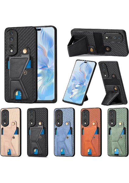 Onur Için Kılıf 80 Pro Standı Fonksiyonu Cardholder Braketi Manyetik Tasarım (Yurt Dışından)