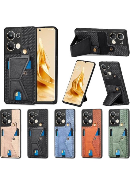 Oppo Oppo 9 Pro Artı Standı Fonksiyonu Için Manyetik Tasarım Kart Sahibi (Yurt Dışından)