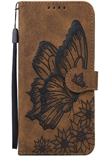 Xiaomi Poco M6 4g Için Flip Case Cüzdan Manyetik Closu Pu Deri Büyük Kart (Yurt Dışından)