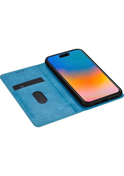 Glitter Flip Case IPhone 15 Pro Max Flip Case Cüzdan Kart Tutucu Pu (Yurt Dışından)