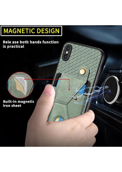 IPhone Xs Max Kart Sahibi Standı Fonksiyonu Braketi Manyetik Tasarım (Yurt Dışından) indirimleri
