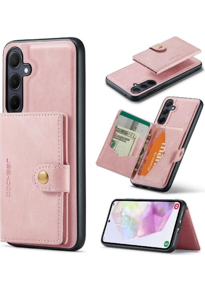 Samsung Galaxy A35 Kart Sahibi Ayrılabilir Manyetik Tasarım Standı (Yurt Dışından)