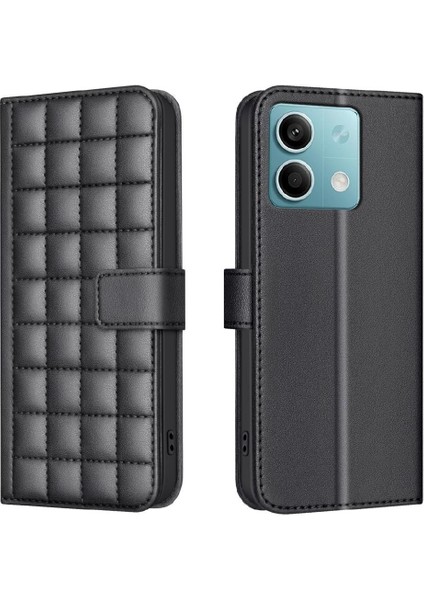 Xiaomi Redmi Not 13 Için Flip Case 4g Kart Yuvaları Tutucu Pu Deri Basit (Yurt Dışından)