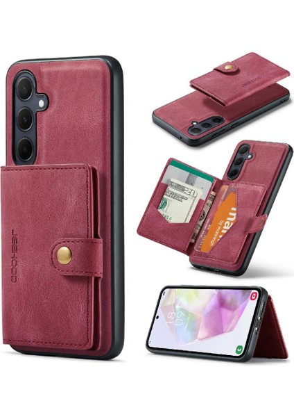 Samsung Galaxy A35 Kart Sahibi Ayrılabilir Manyetik Tasarım Standı (Yurt Dışından)