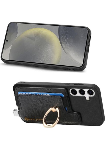 Samsung Galaxy S24 Manyetik Cüzdan Yüzük Standı Tutucu Magsafe Için Kılıf (Yurt Dışından) fırsatları