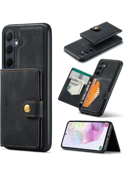 Samsung Galaxy A35 Kart Sahibi Ayrılabilir Manyetik Tasarım Standı (Yurt Dışından)