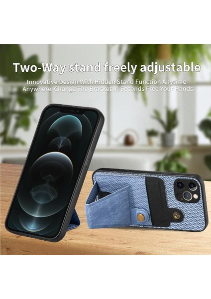 IPhone 12 Için Kılıf Pro Braketi Standı Fonksiyonu Manyetik Tasarım Kart Sahibi (Yurt Dışından) fırsatları