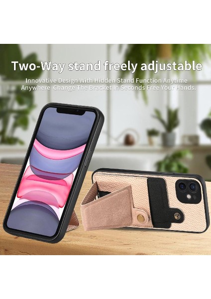 IPhone 11 Için Kılıf Standı Fonksiyonu Braketi Manyetik Tasarım Kart Sahibi (Yurt Dışından) modelleri