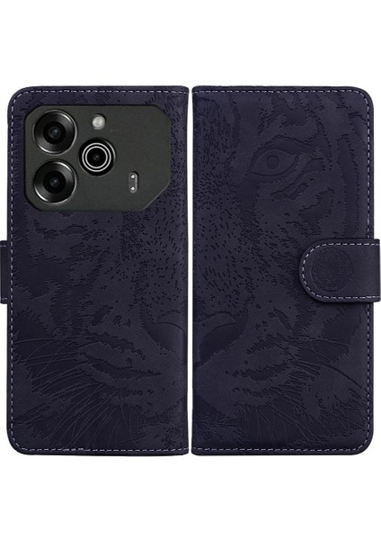 Tecno Pova 6 Pro 5g Deri Cüzdan Kabartmalı Sevimli Kaplan Için Flip Case (Yurt Dışından)