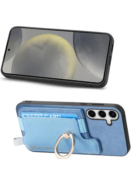 Samsung Galaxy S24 Manyetik Cüzdan Yüzük Standı Tutucu Magsafe Için Kılıf (Yurt Dışından) modelleri
