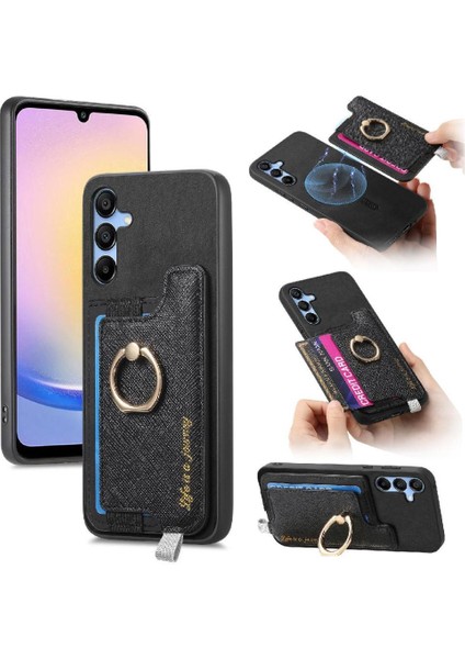 Samsung Galaxy A25 Manyetik Halka Standı Tutucu Magsafe Uyumlu (Yurt Dışından)