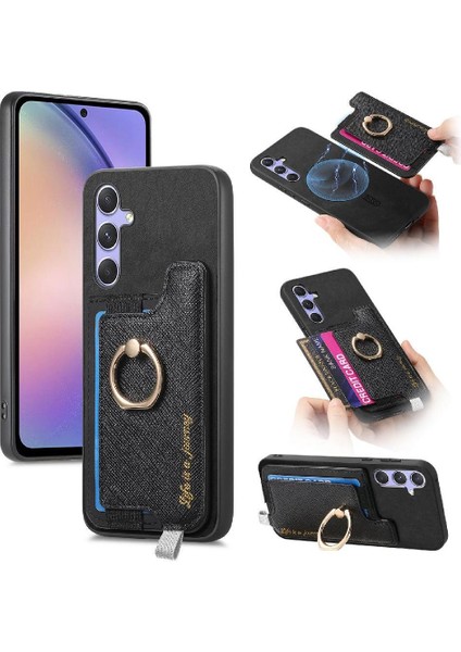 Samsung Galaxy A54 Magsafe Uyumlu Halka Standı Tutucu Manyetik (Yurt Dışından)