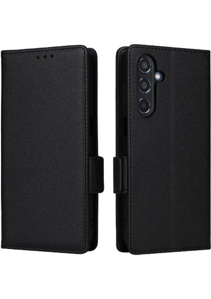 Samsung Galaxy M35 5g Pu Deri Manyetik Yan Toka Kart Için Flip Case (Yurt Dışından)